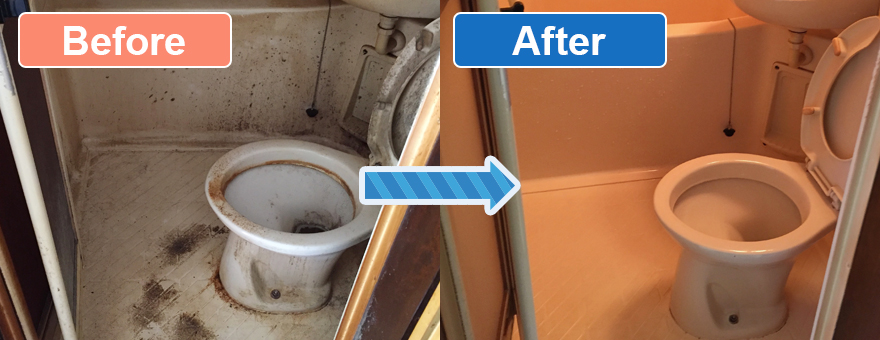 施工事例-トイレクリーニング1